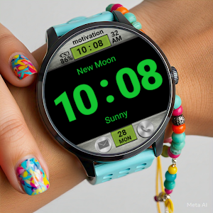 Motivational Watch face Screenshot 0