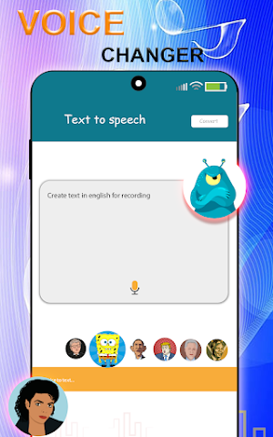 Celebrity Voice Changer: Text To Voice Screenshot 0