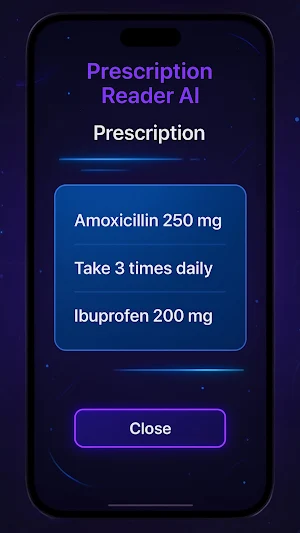 Prescription Reader AI Screenshot 1