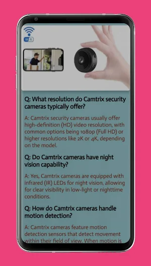 camtrix security camera guide Screenshot 3
