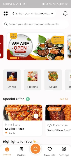 Wakafoods Screenshot 1