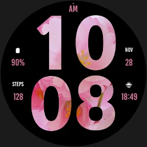 Cherry Blossom Watch Face Screenshot 3