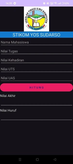 Menghitung Nilai Mahasiswa Screenshot 0