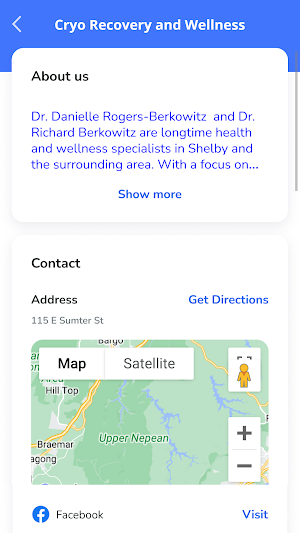 Cryo Recovery and Wellness Screenshot 0