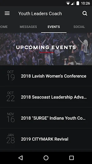 Youth Leader's Coach Screenshot 2