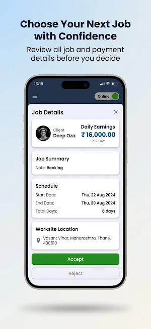 Helpro Labour Screenshot 2