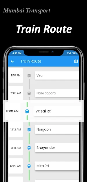 Mumbai Local Trains route map & Bus App Screenshot 3