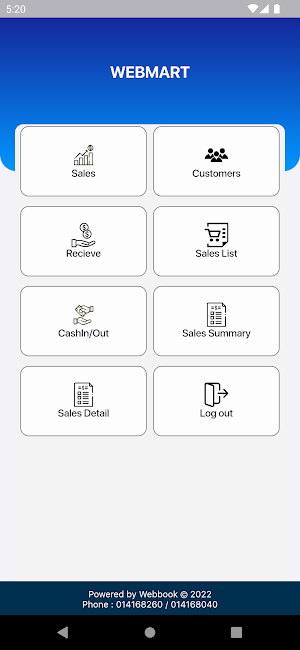Webmart Pos Screenshot 1