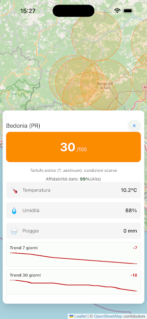 Tartufo Indice Crescita Screenshot 2
