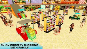 Virtual Mom Shopping Car Games Screenshot 3