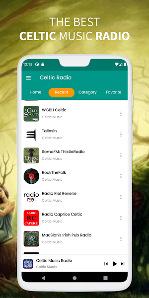 celtic music radio app online Screenshot 1