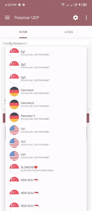 Pokzmar UDP Screenshot 2