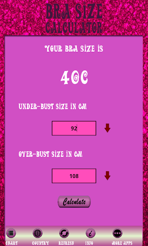 Bra Size Calculator Screenshot 3
