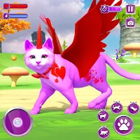 Unicorn Cat Princesses Family