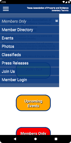 T.A.P.E.I.T. Mobile App Screenshot 1
