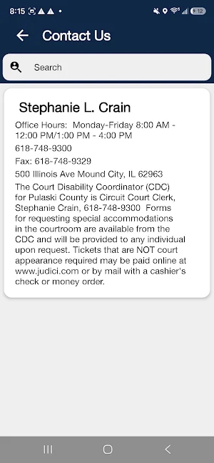 Pulaski CO Circuit Clerk, IL Screenshot 1
