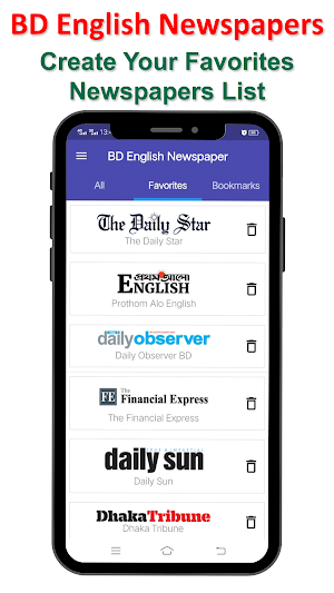 Bangladeshi English Newspapers Screenshot 2