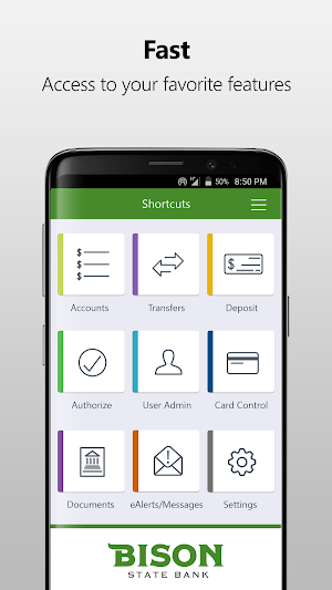Bison Mobile Banking Screenshot 1