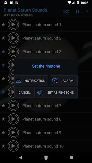Planet Saturn sounds ~ Sboard.pro Screenshot 2