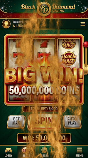 Black Diamond Casino Screenshot 1