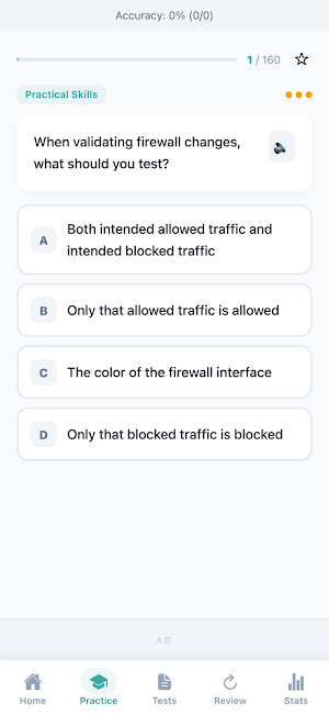 Cybersecurity Basics: Practice Screenshot 1