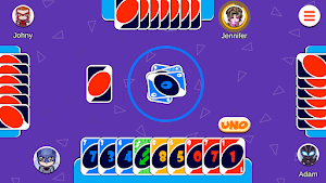 4 Colors Card Uno Game Offline Screenshot 3