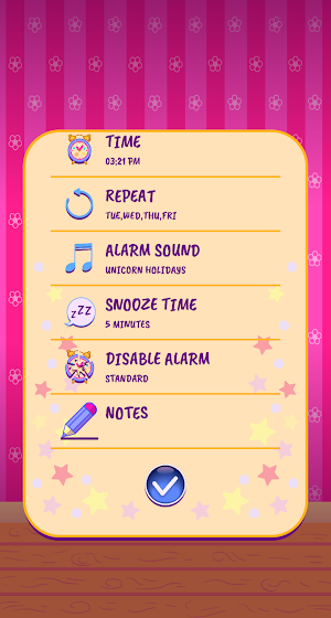 Unicorn Alarm Clock Screenshot 1