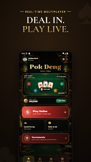 Pok Deng - ป๊อกเด้ง Cards Screenshot 0