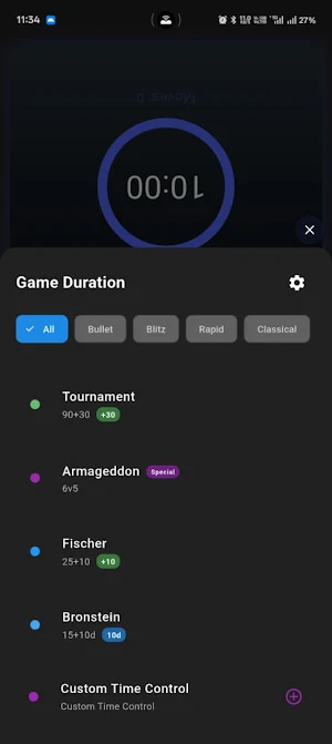 eChess Clock Screenshot 2