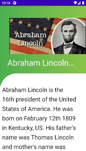 Abraham Lincoln Quotes & Bio Screenshot 1