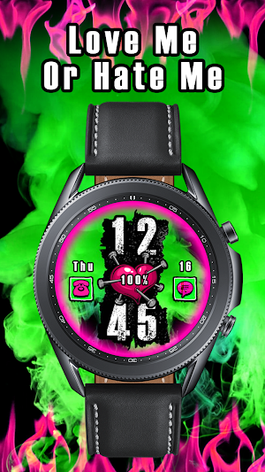 Love Me Or Hate Me_Watchface Screenshot 0