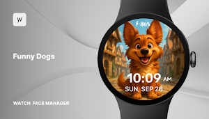 Funny Dogs Watch Face Screenshot 0