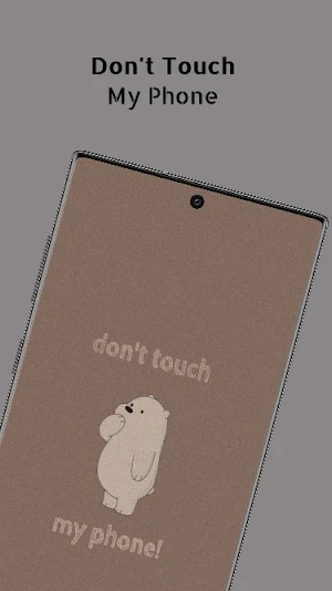 Don’t touch my phone Wallpaper Screenshot 0