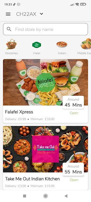 Swishr: Food & more Screenshot 0