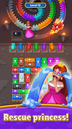 Kingdom Rescue: Dragon Puzzle Screenshot 1