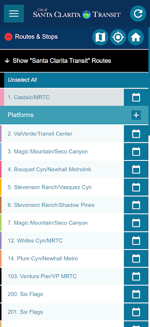 Santa Clarita Transit Screenshot 1