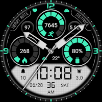 Elegant Green LCD DigitalWatch