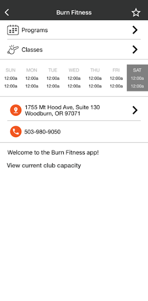 MY BURN FITNESS Screenshot 0