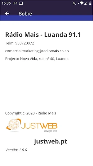 Rádio Mais Luanda - 99.1 Screenshot 1