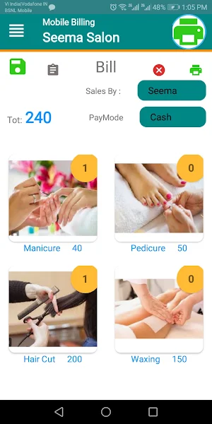 Mobile Billing Screenshot 3