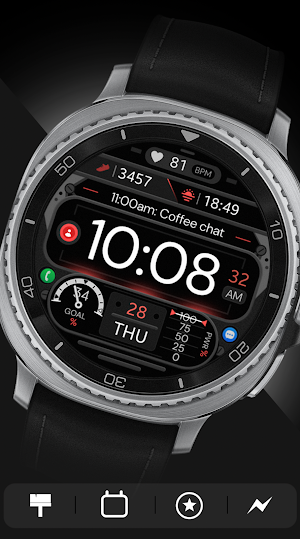 Dream 155 Digital watch face Screenshot 3