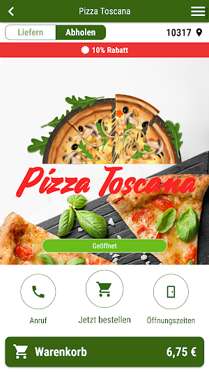 Pizza Toscana Screenshot 0