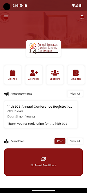 14th Annual ECS Conference Screenshot 1