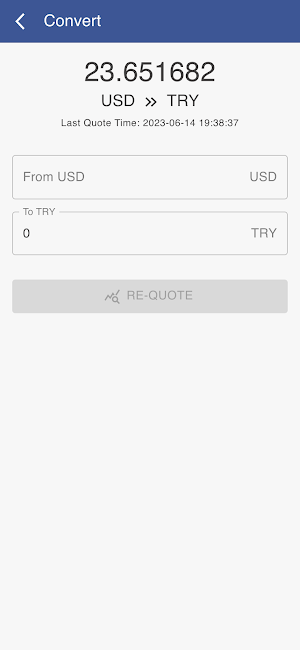 USD to Lira Screenshot 1