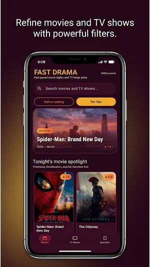 Fast Drama: Movies & TV Screenshot 0