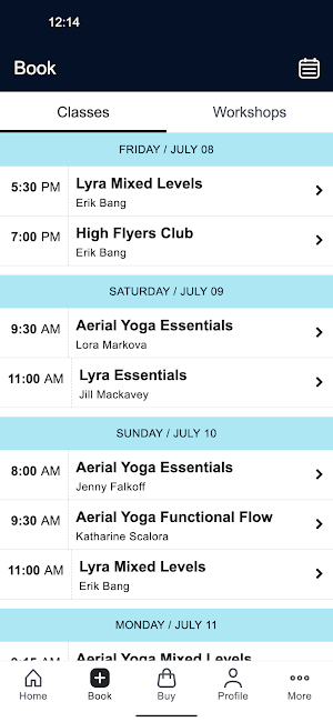 Earth & Aerial Yoga Screenshot 1