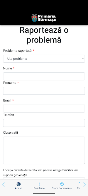 Sărmașu App Screenshot 1