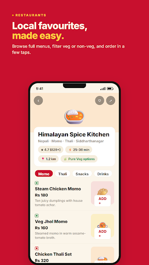 Magau: Food & Grocery Screenshot 1