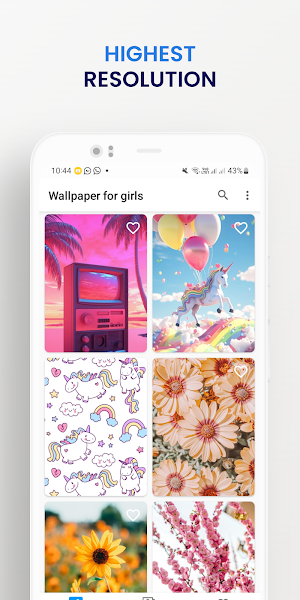 Wallpaper for girls Screenshot 2