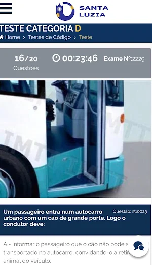Escola de Condução Santa Luzia Screenshot 2